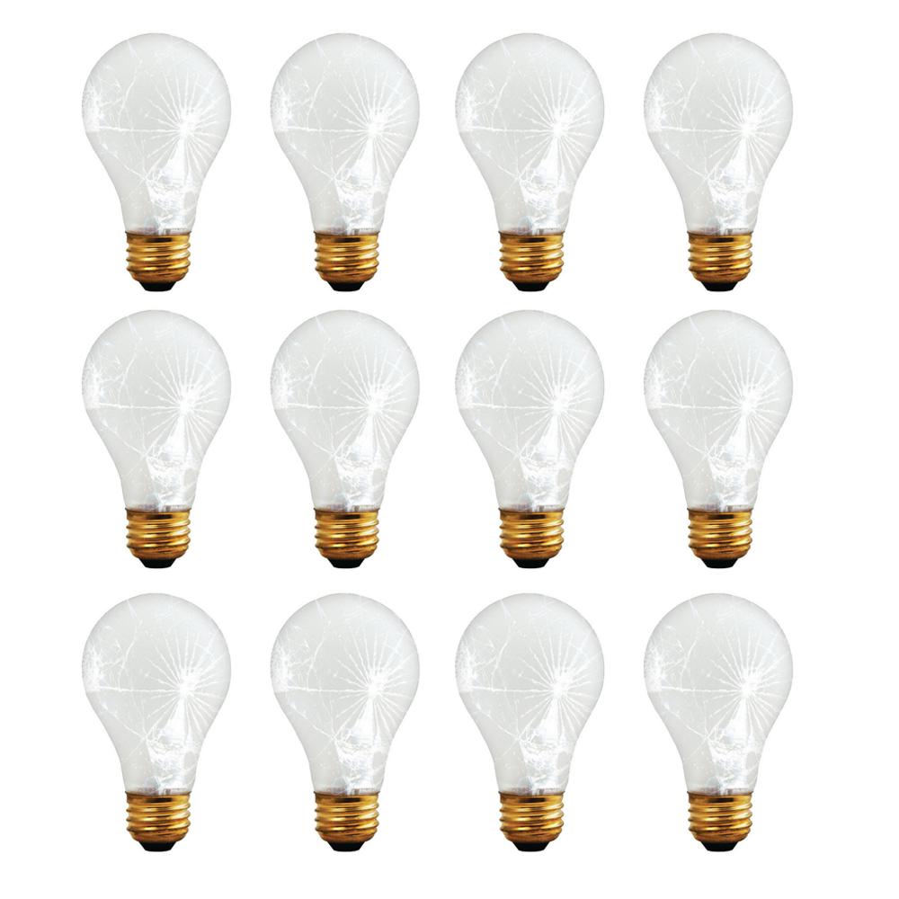 Bulbrite 100Watt A19 Frost Tough Coat Dimmable Warm White Light