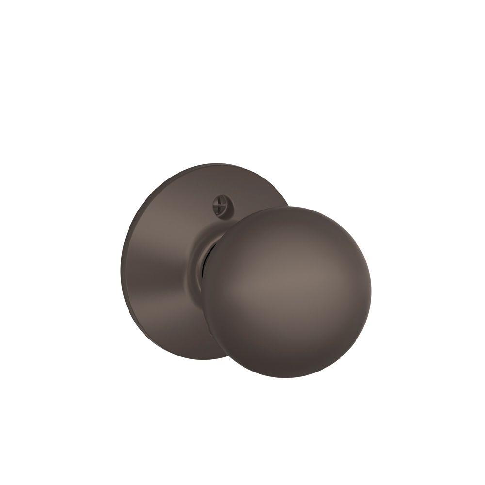 Schlage Orbit OilRubbed Bronze Dummy KnobF170 ORB 613 The Home Depot