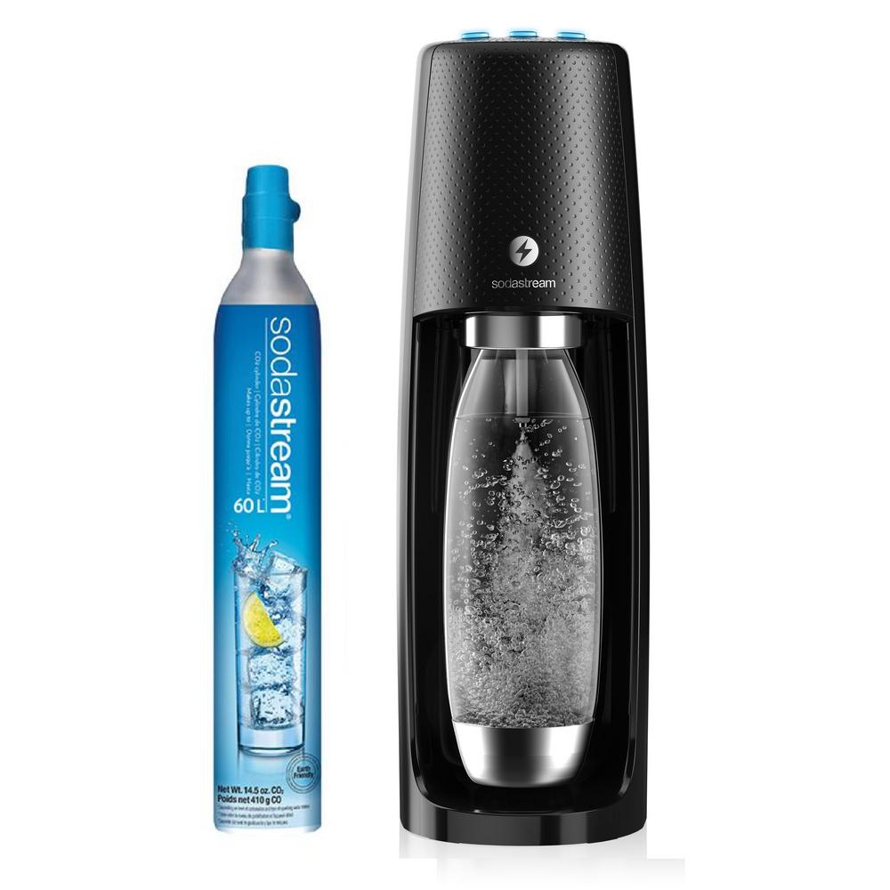 SodaStream Fizzi 1Touch Black Soda Machine and Sparkling Water Maker