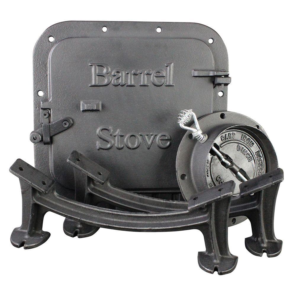 Us Stove Barrel Camp Stove Kit Bsk1000 The Home Depot
