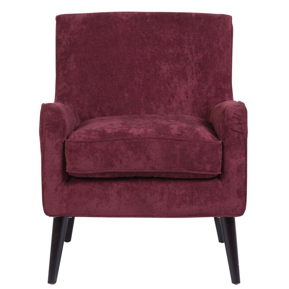 porter designs kristina purple midcentury modern accent  chair01115c06391  the home depot