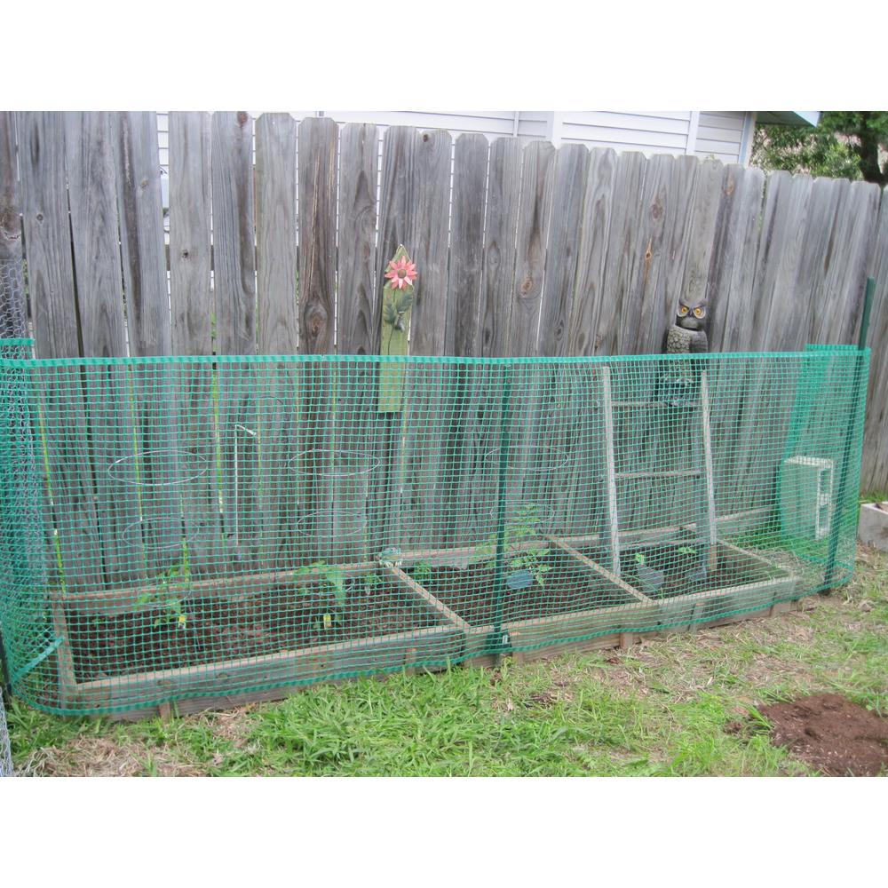 BOEN 40 in. x 25 ft. Green Plastic Garden FenceGF50001