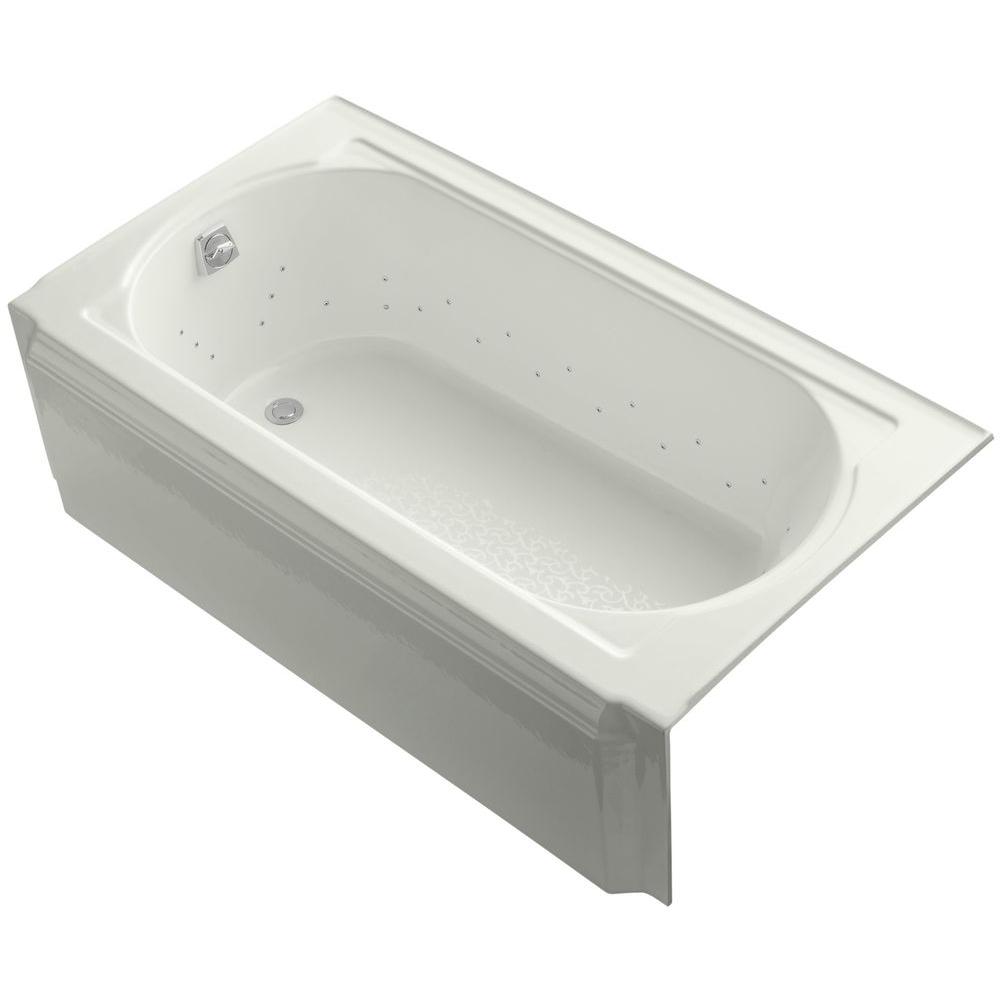 KOHLER Memoirs 5 ft. Air Bath Tub in DuneK723GCPNY The Home Depot