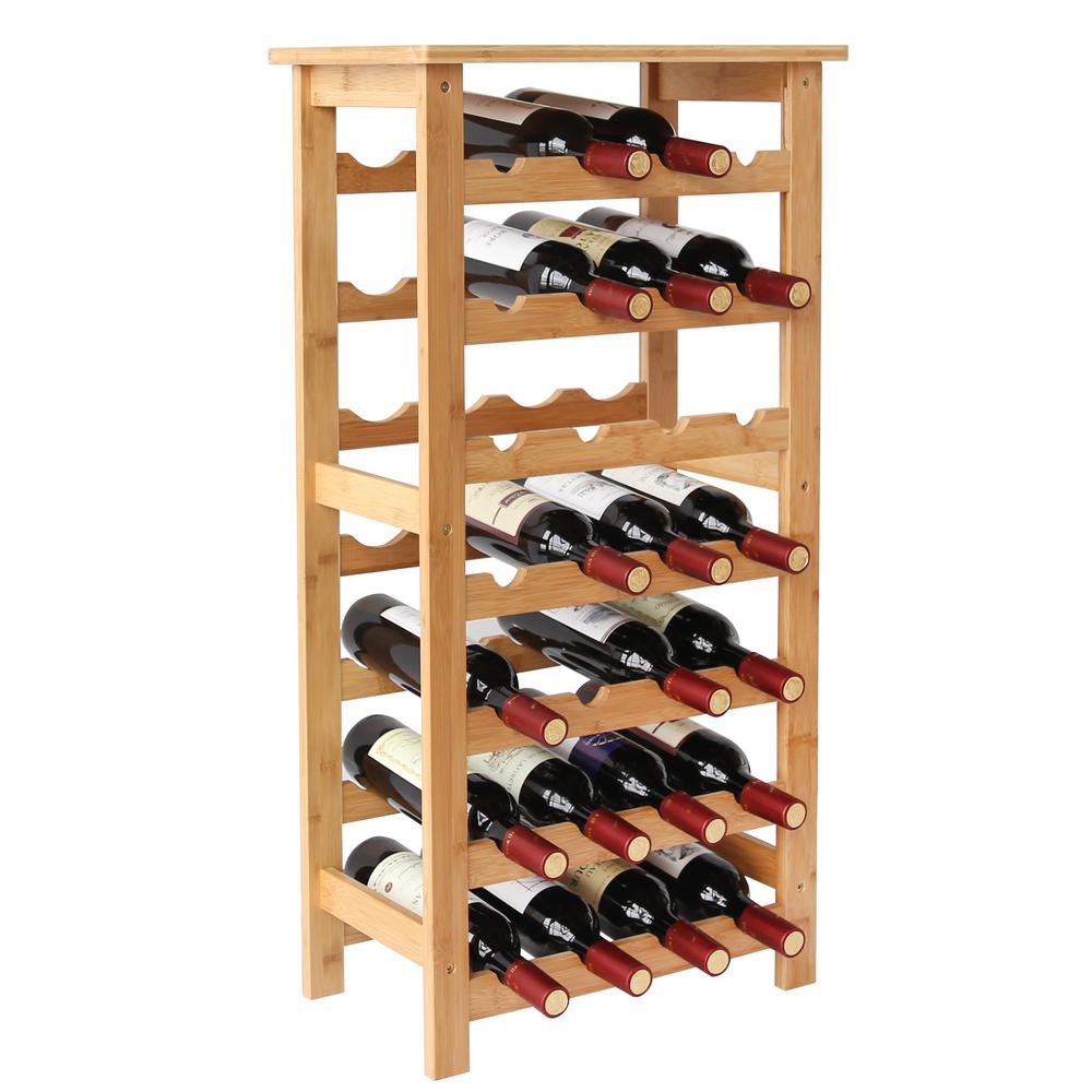Winsome Wood 28-Bottle Wine Rack