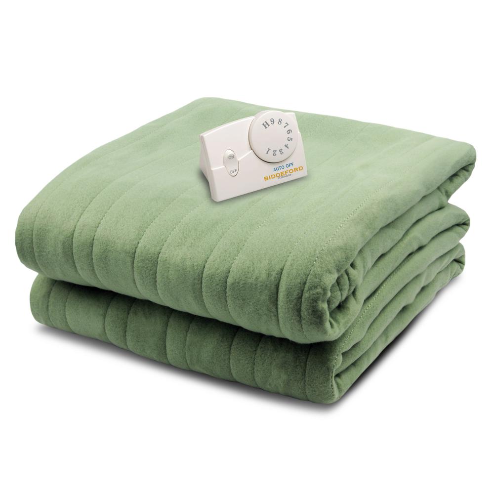 Biddeford Blankets 1000 Series Comfort Knit Heated 62 In X 84 In