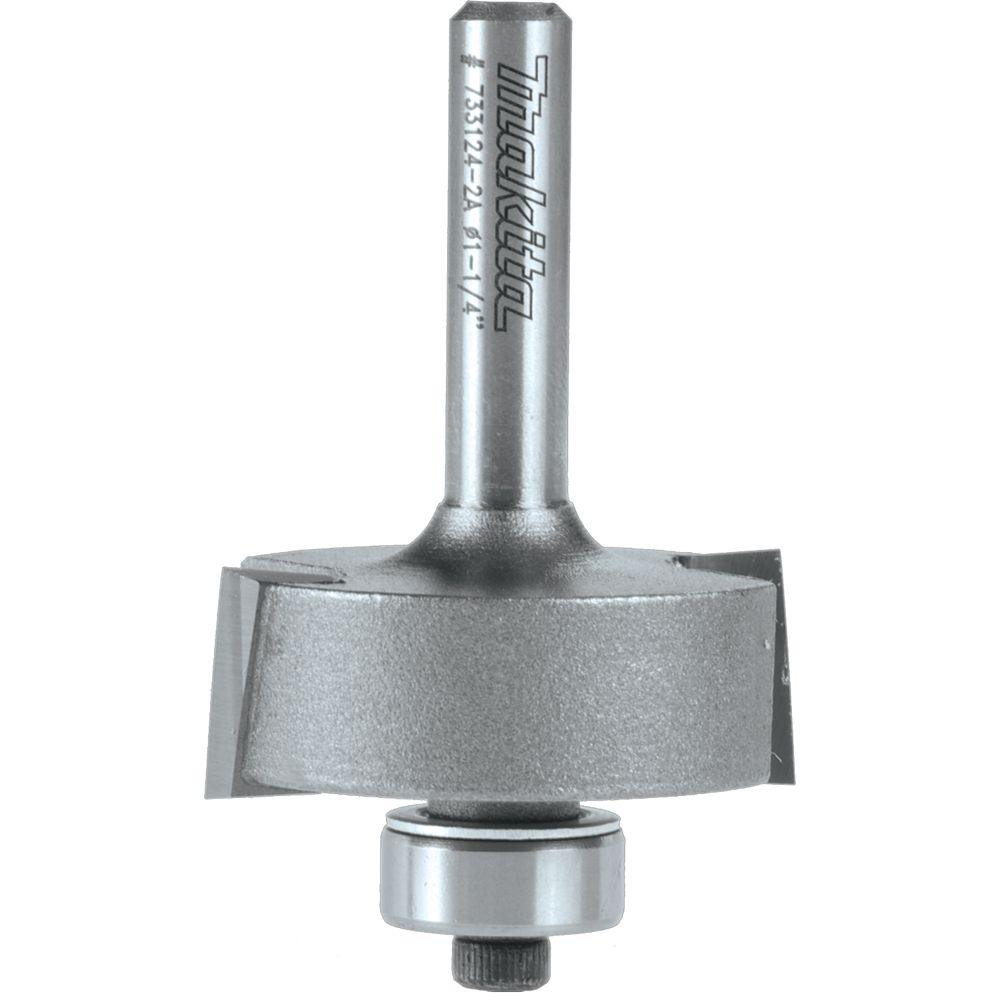 Makita 3/8 in. CarbideTipped Rabbet 2Flute Router Bit with 1/4 in
