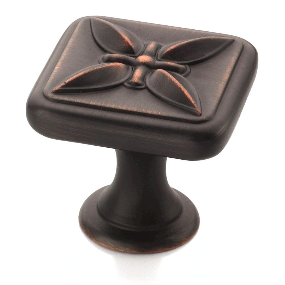 Liberty Classic Square 11/8 in. (28 mm) Champagne Bronze Knob