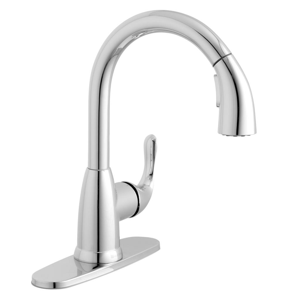 Glacier Bay Dylan Single Handle Pull Down Kitchen Faucet With