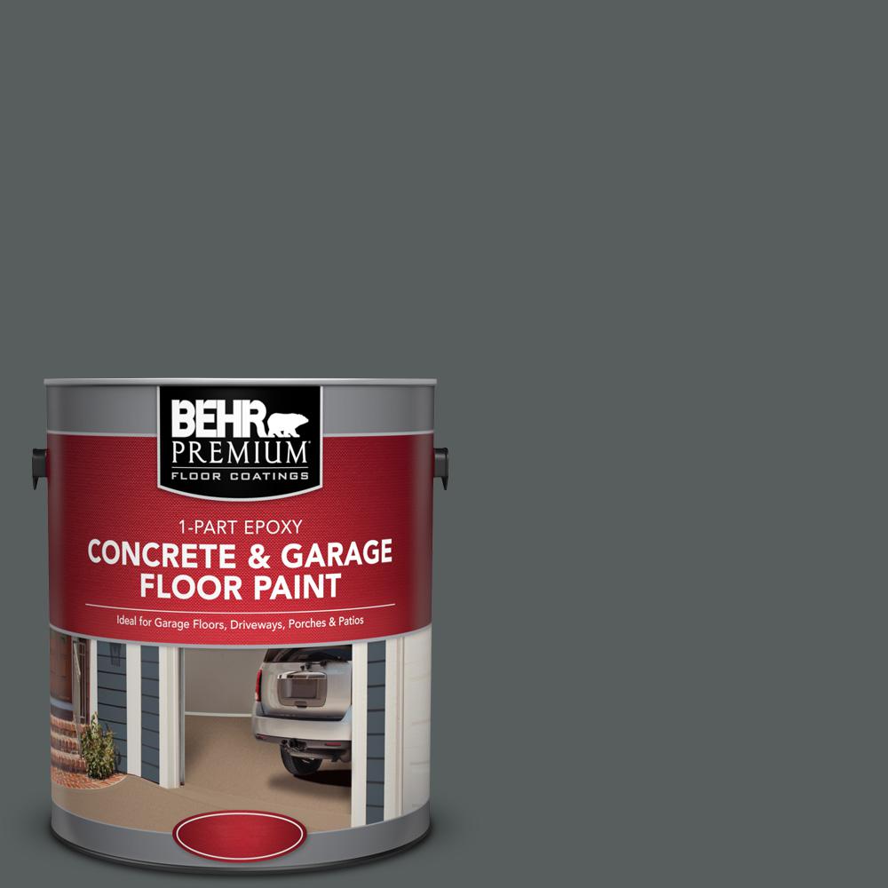 BEHR Premium 1 gal. N5006 Graphic Charcoal 1Part Epoxy Concrete and