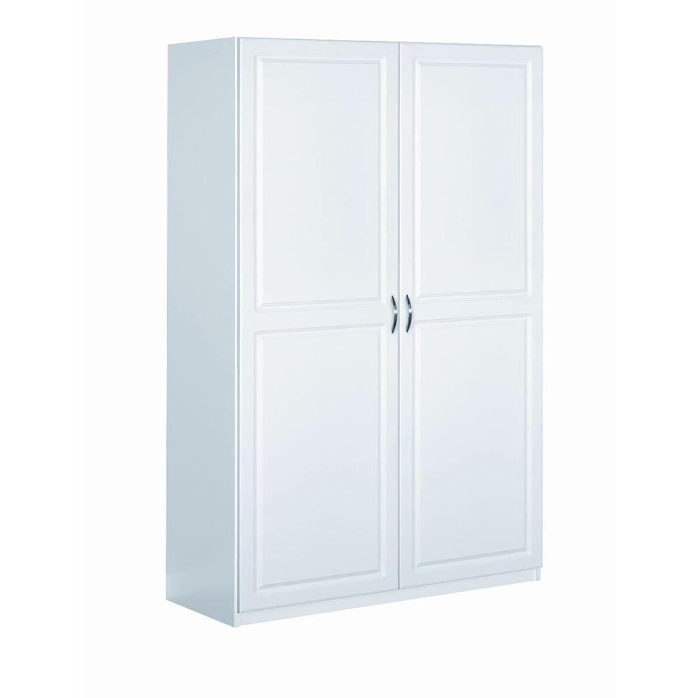 closetmaid dimensions 48 in. cabinet in white-13000 - the home depot