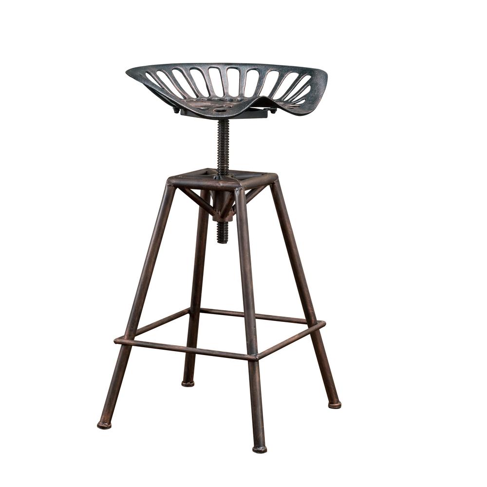 Noble House 27 In Chapman Copper Adjule Bar Stool 235249 The Noble House 27 In Chapman Copper Adjule Bar Stool