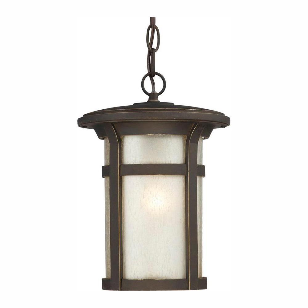 Home Decorators Collection Round Craftsman 1 Light Dark Rubbed Bronze Outdoor Hanging Lantern Home Decorators Collection Round Craftsman 1 Light Dark Rubbed Bronze Outdoor Hanging Lantern