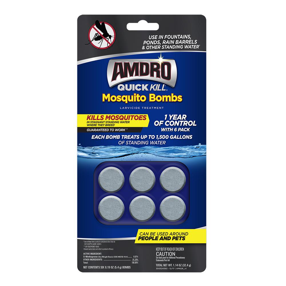 Roundup 10 Lbs Lawns Bug Destroyer 438540405 The Home Depot Quick Kill Mosquito S 6 Pack