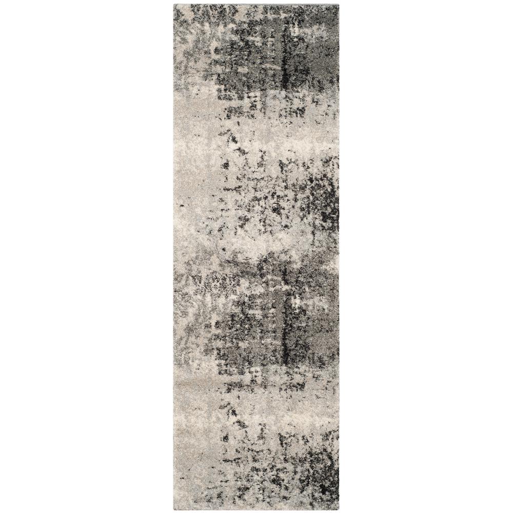 Safavieh Retro Light Gray 2 Ft 3 In X 15 Runner Rug Gray 2 Ft 3 In X 15 Runner Rug
