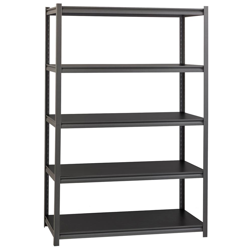 Iron Horse 3200 Series 18 In. D X 48 In. W X 72 In. H Black 5-Tier ...