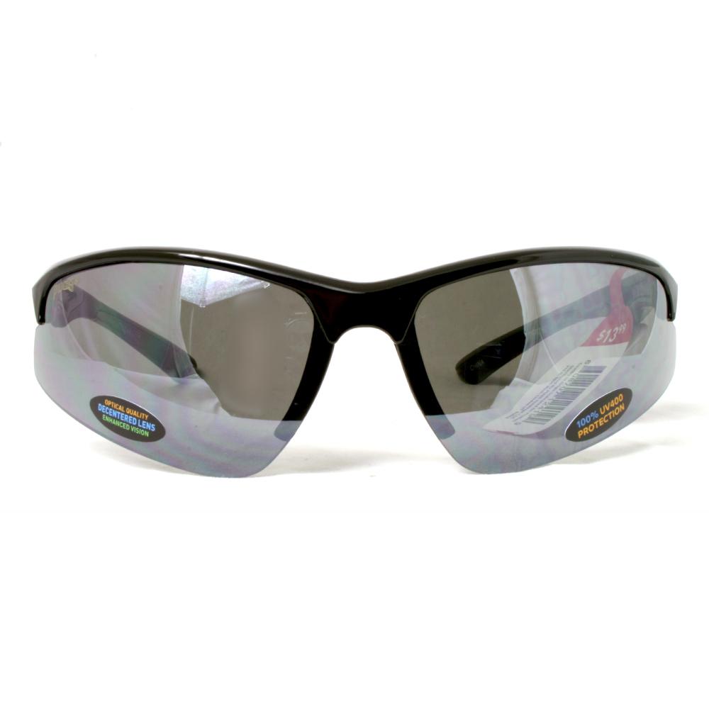 Pugs Unisex Deco Injected Polycarbonate Half Frame with Decentered Lens