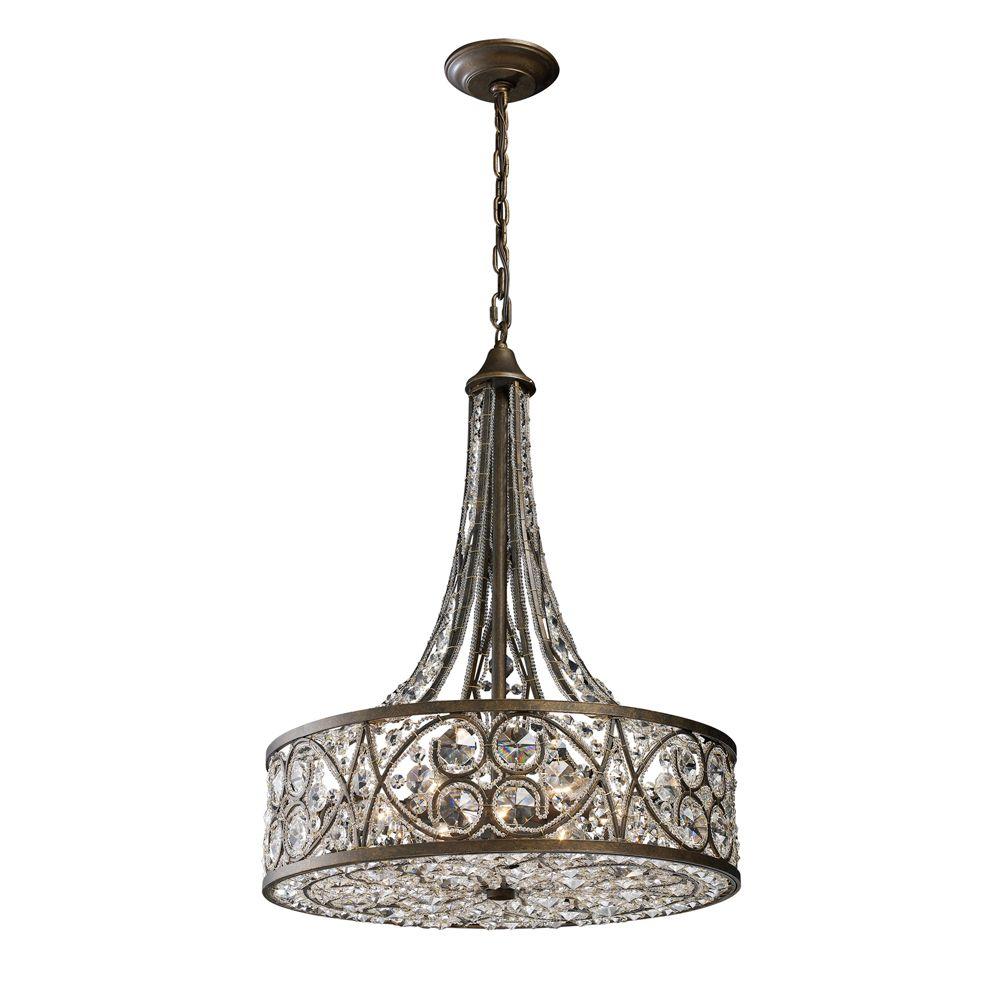 An Lighting Amherst 6 Light Antique White Ceiling Mount An Lighting Amherst 6 Light Antique White Ceiling Mount Chandelier