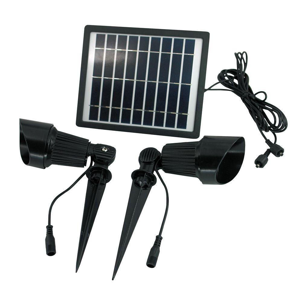 Solar Goes Green Bright White Led Black Outdoor Super Spot Light Solar Goes Green Bright White Led Black Outdoor Super Spot Light