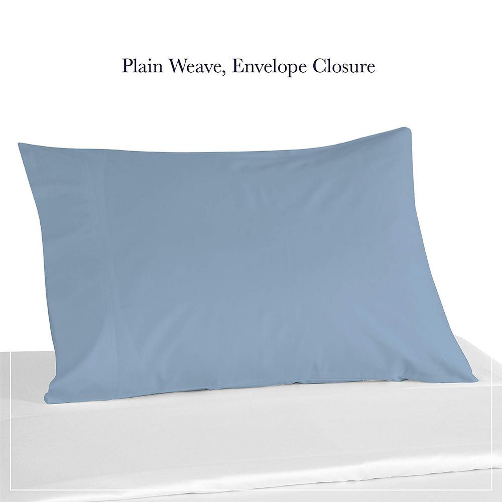 A1 Home Collections Light Blue Queen Pillowcases Set Of 2