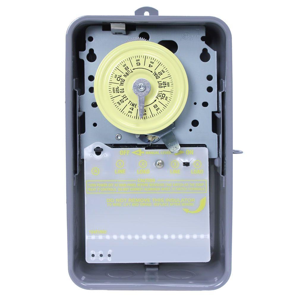 outdoor switch intermatic gray mechanical