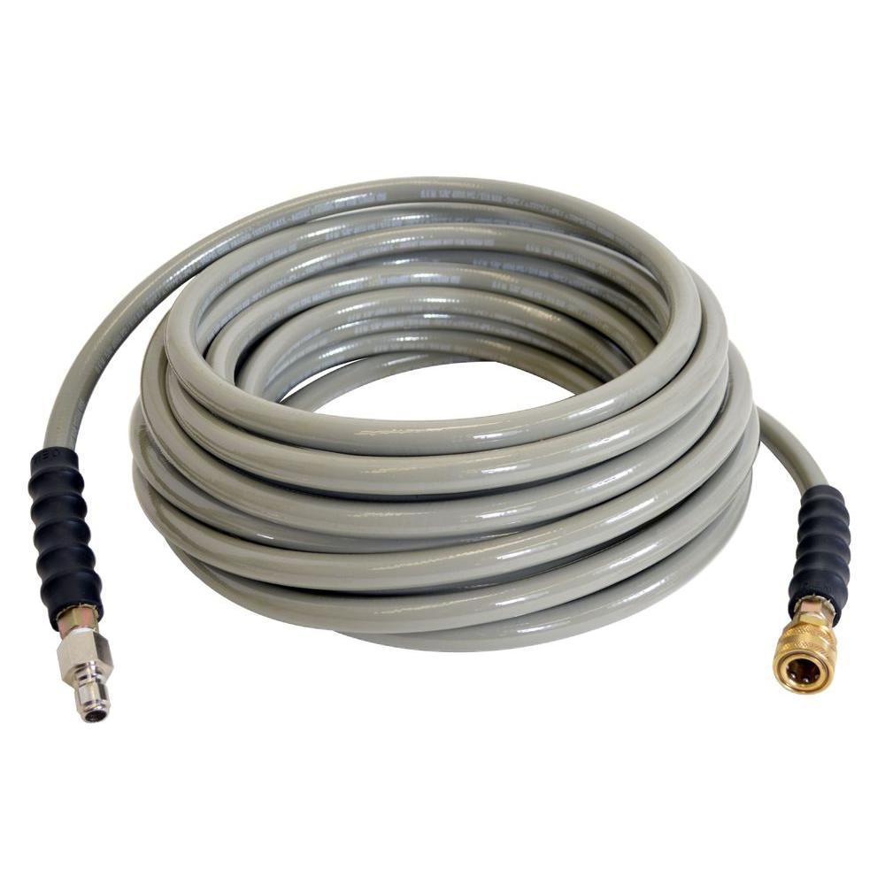 Simpson 100 ft. Wrapped Hose with Quick-Connect Couplers by Simpson