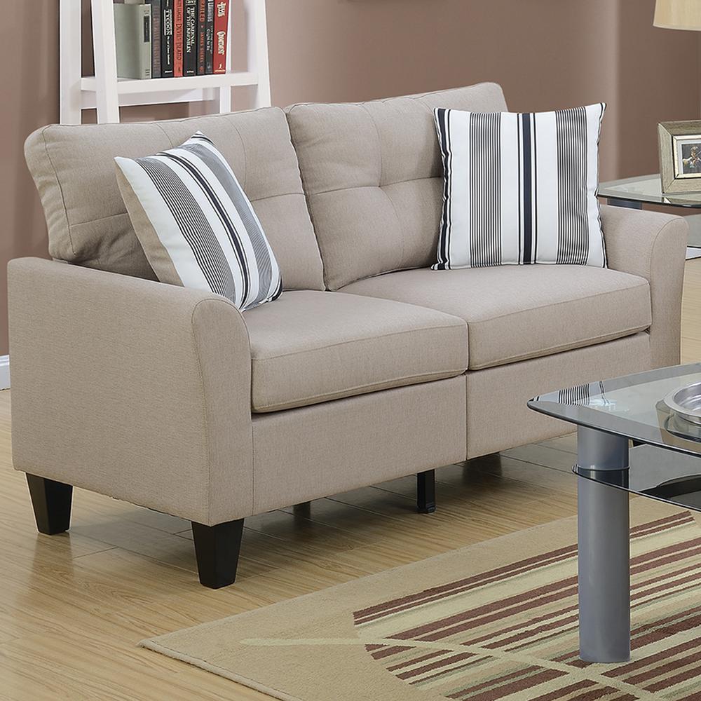 Venetian Worldwide Sardinia 2 Piece Beige Sofa Set Vene