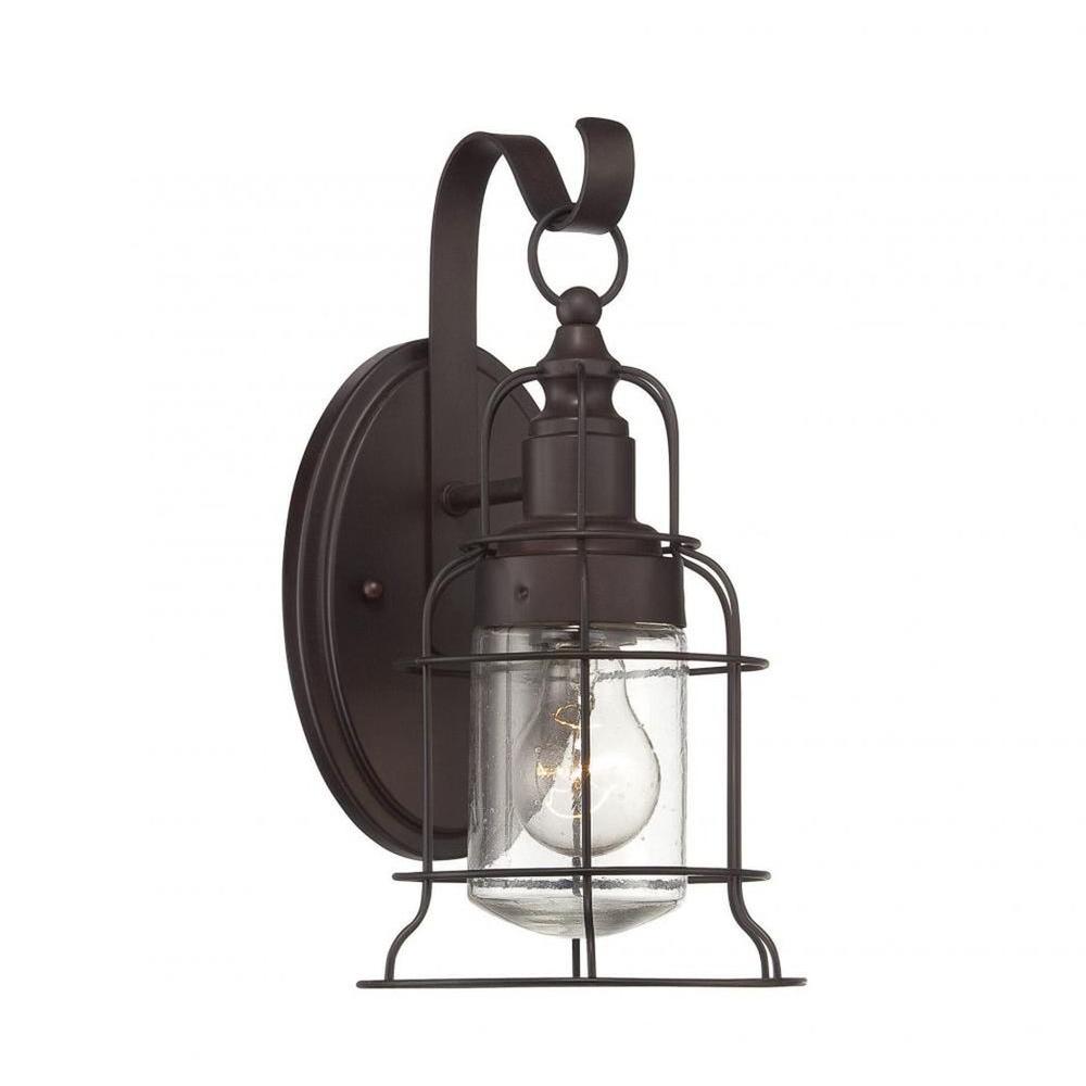 Illumine Mendoza 1Light English Bronze Outdoor Wall Mount LanternCLI