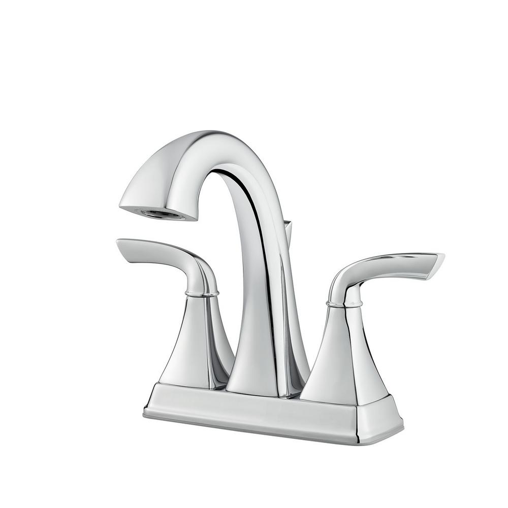 Pfister Bronson 4 in. Centerset 2-Handle Bathroom Faucet in Polished Chrome was $113.72 now $45.49 (60.0% off)