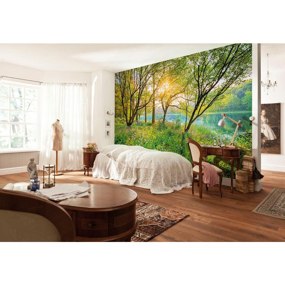 Komar 145 in. x 100 in. Spring Lake Wall Mural8524 The Home Depot