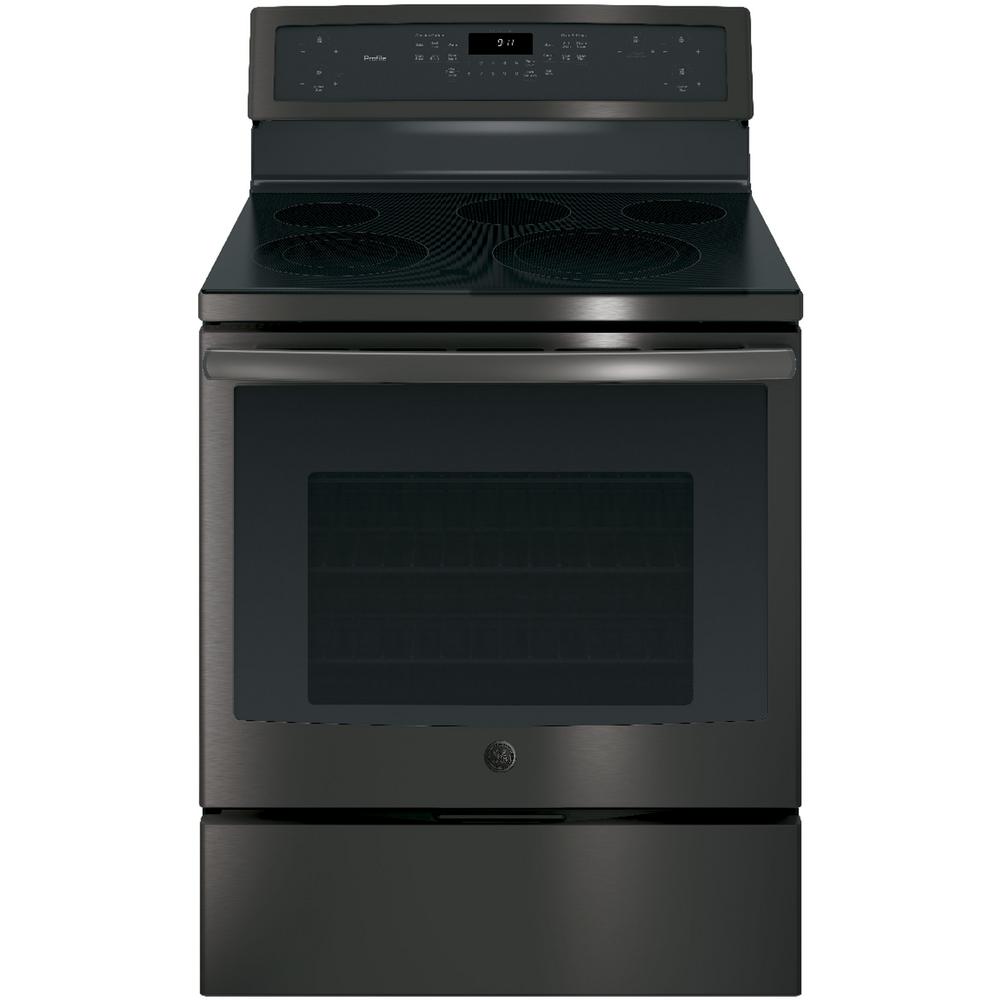 Ge Profile 30 In 5 3 Cu Ft Electric Range With Self Cleaning Electric Range With Self Cleaning