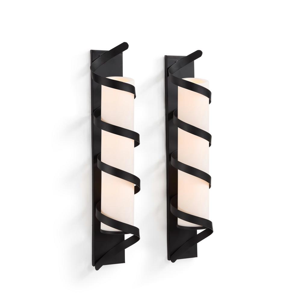Wrap Around Metal Wall Candle Sconces Set Of 2
