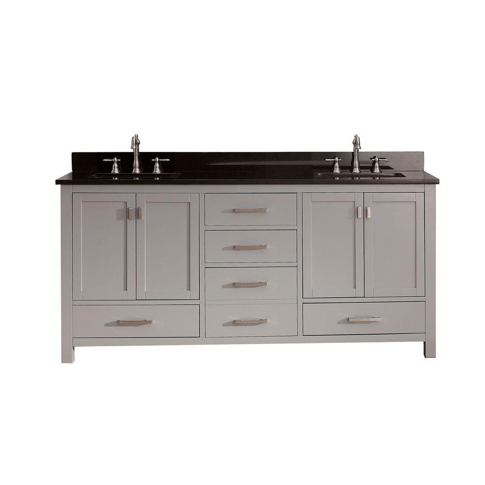 Avanity Modero 73 In W X 22 D 35 H Vanity Chilled Gray Avanity Modero 73 In W X 22 D 35 H