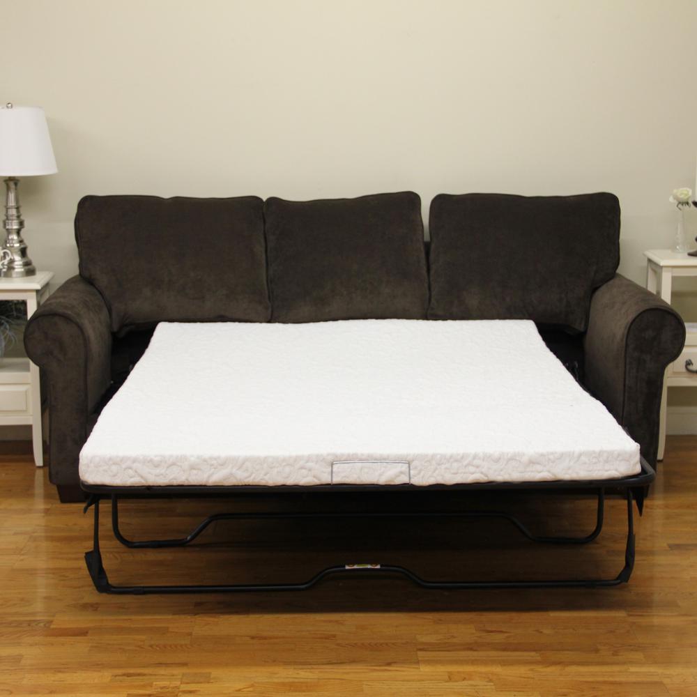 Cool Gel Queen Size 4 5 In Foam Sofa Bed Mattress Gel Foam Sofa Bed Mattress 414801 1152 The Home Depot