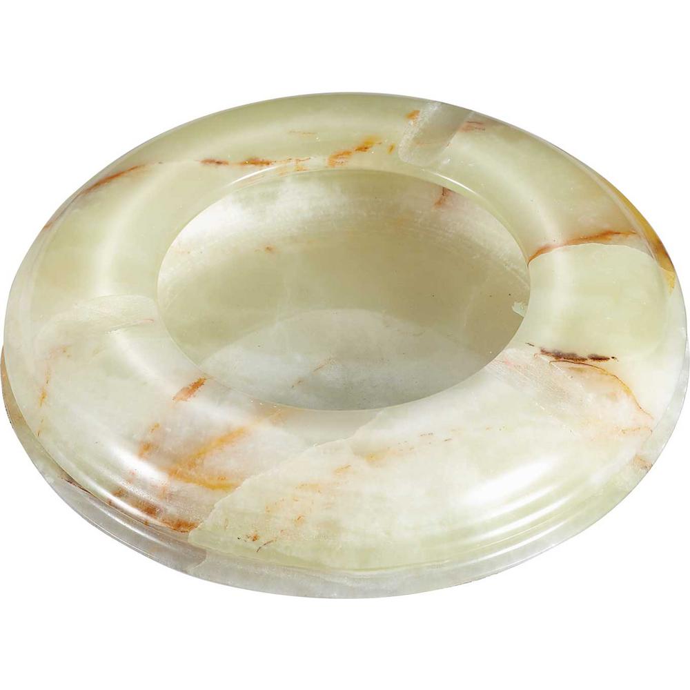Visol Sphere Jade Onyx Stone Round 3 Cigarette AshtrayVASH803 The