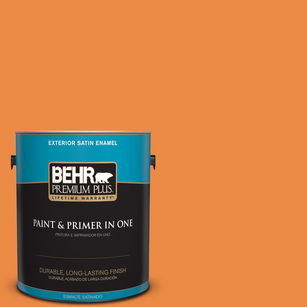 BEHR Premium Plus 1-gal. #P230-7 Acapulco Sun Satin Enamel ...