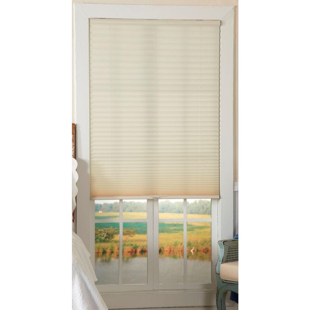 Perfect Lift Window Treatment Ecru 1 In. Light Filtering Cordless ...