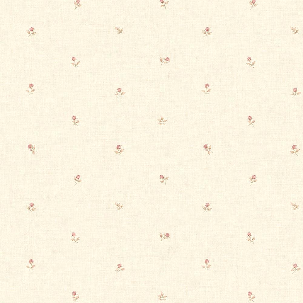 Norwall Rose Buds Wallpaper CG28854 - The Home Depot