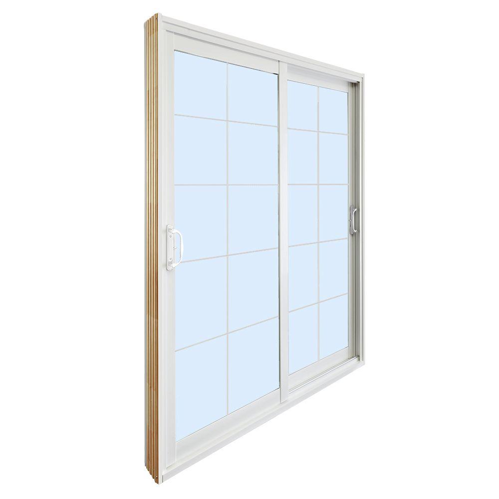 Vinyl Double Door Patio Doors Exterior Doors The Home Depot