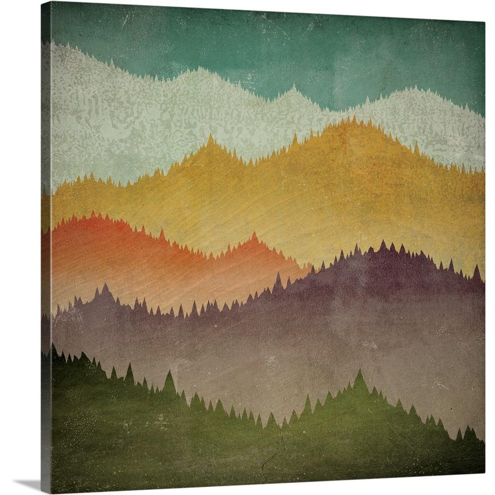 GreatBigCanvas "Mountain View" by Ryan Fowler Canvas Wall Art 1421089