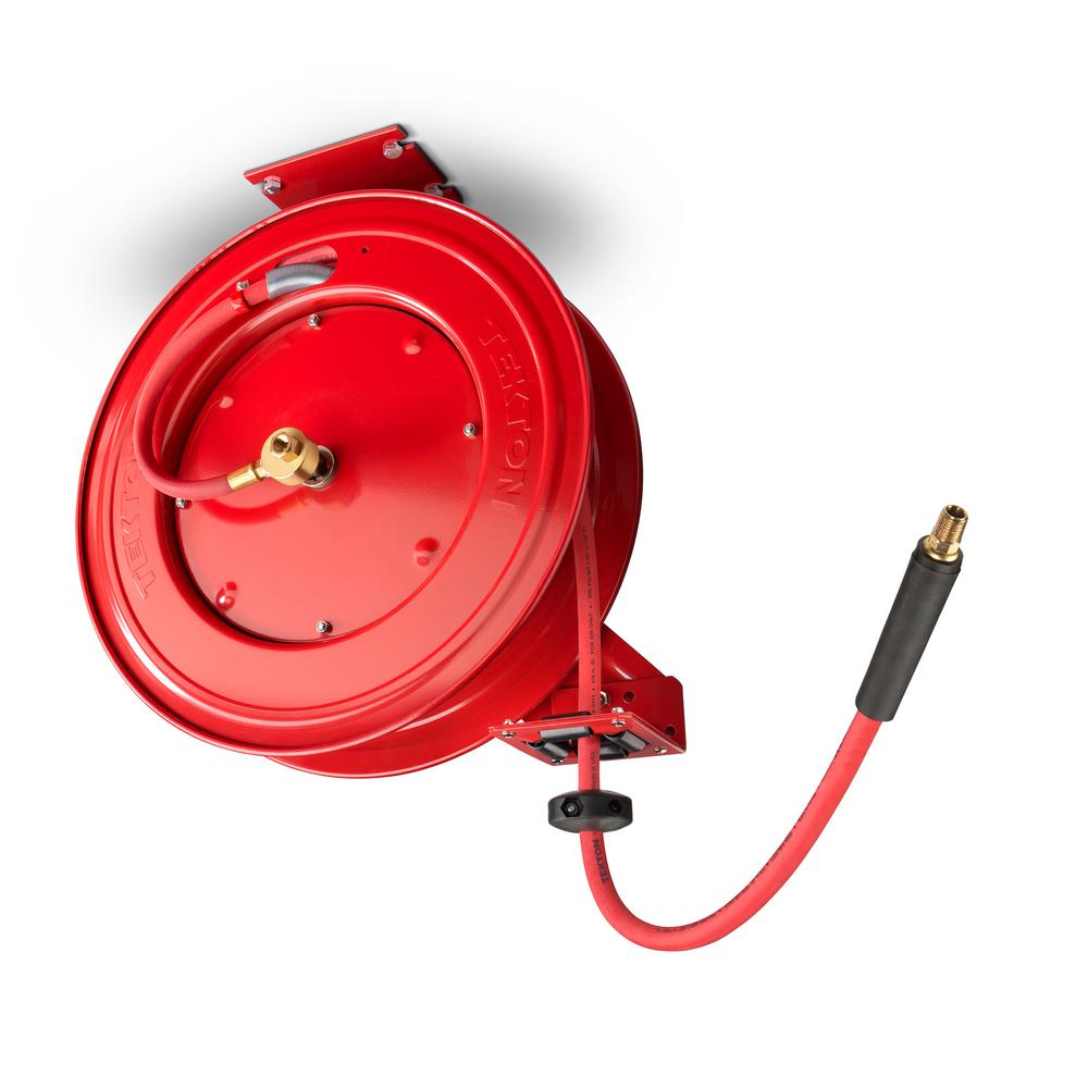TEKTON 50 ft. x 3/8 inch I.D. Auto Rewind Air Hose Reel by TEKTON