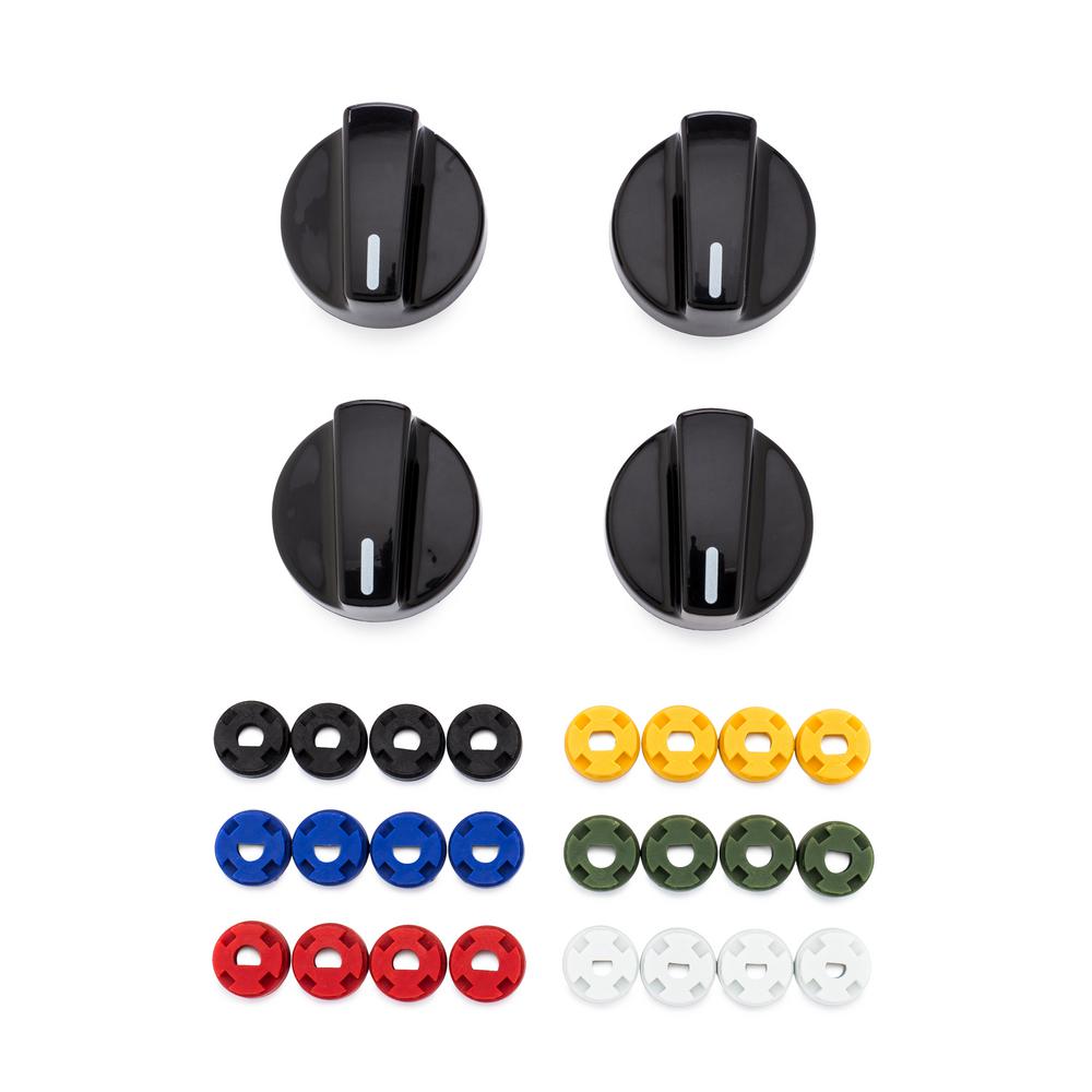 Smart Choice Universal Gas and Electric Range Black Knob Kit (4Pack