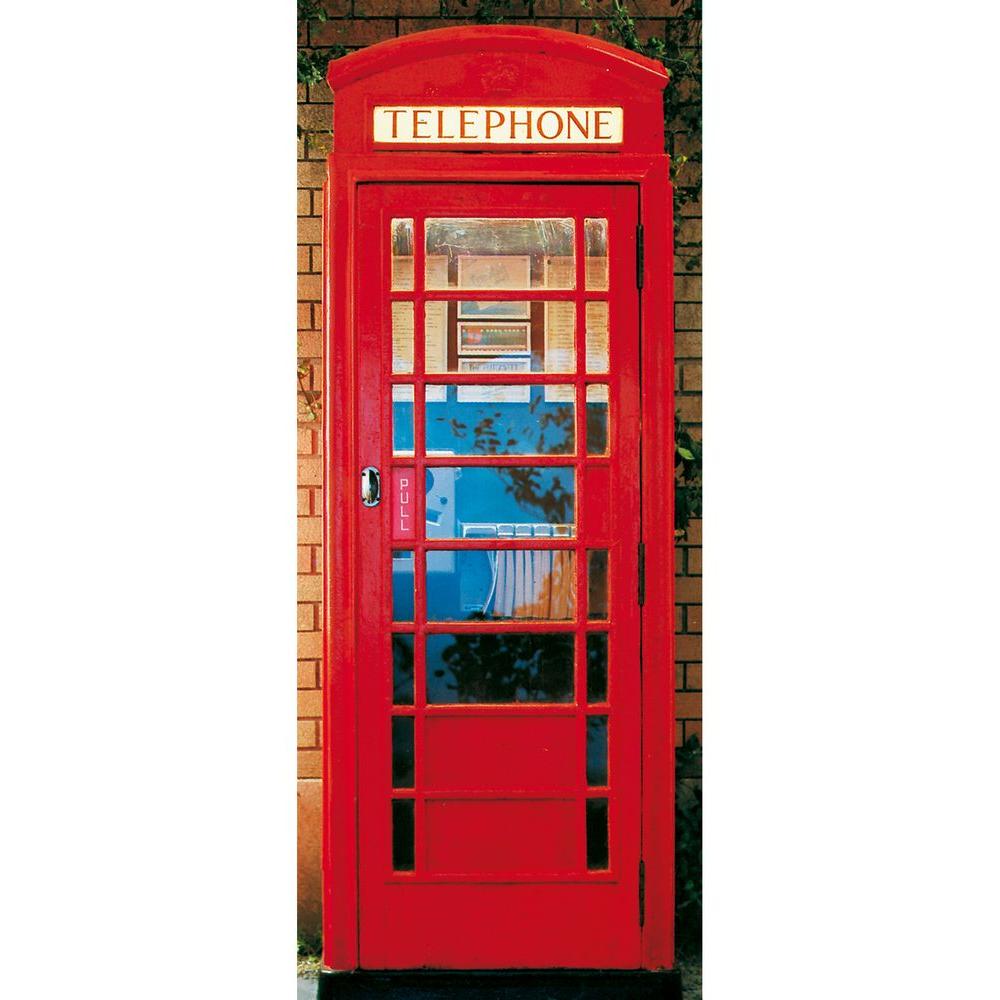 Ideal Decor 79 In X 34 Telephone Box Wall Mural Dm549 The Ideal Decor