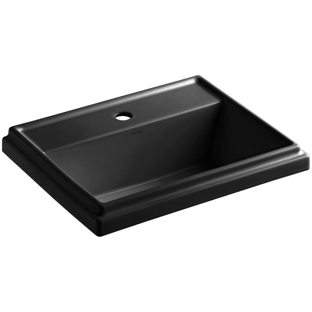 Black - Drop-in Bathroom Sinks - Bathroom Sinks - The Home Depot