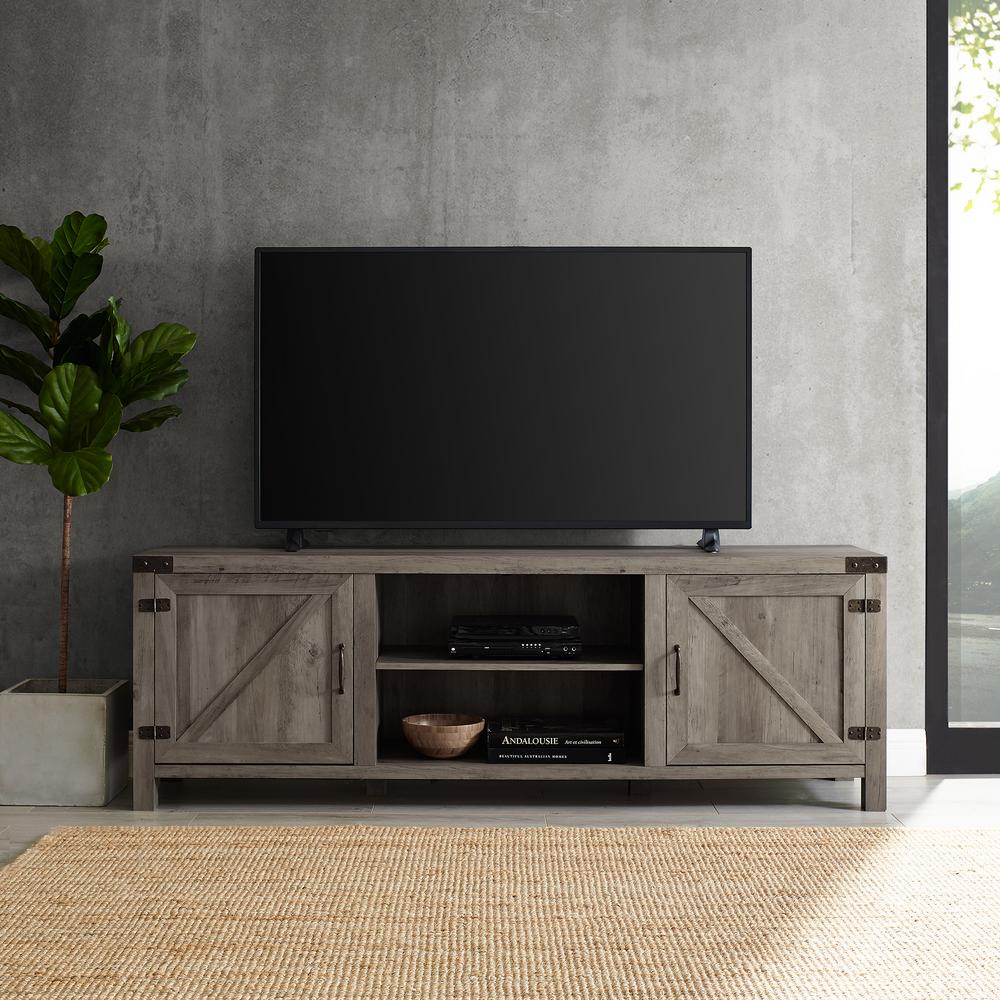 Gray Wash Composite TV Stand 75 