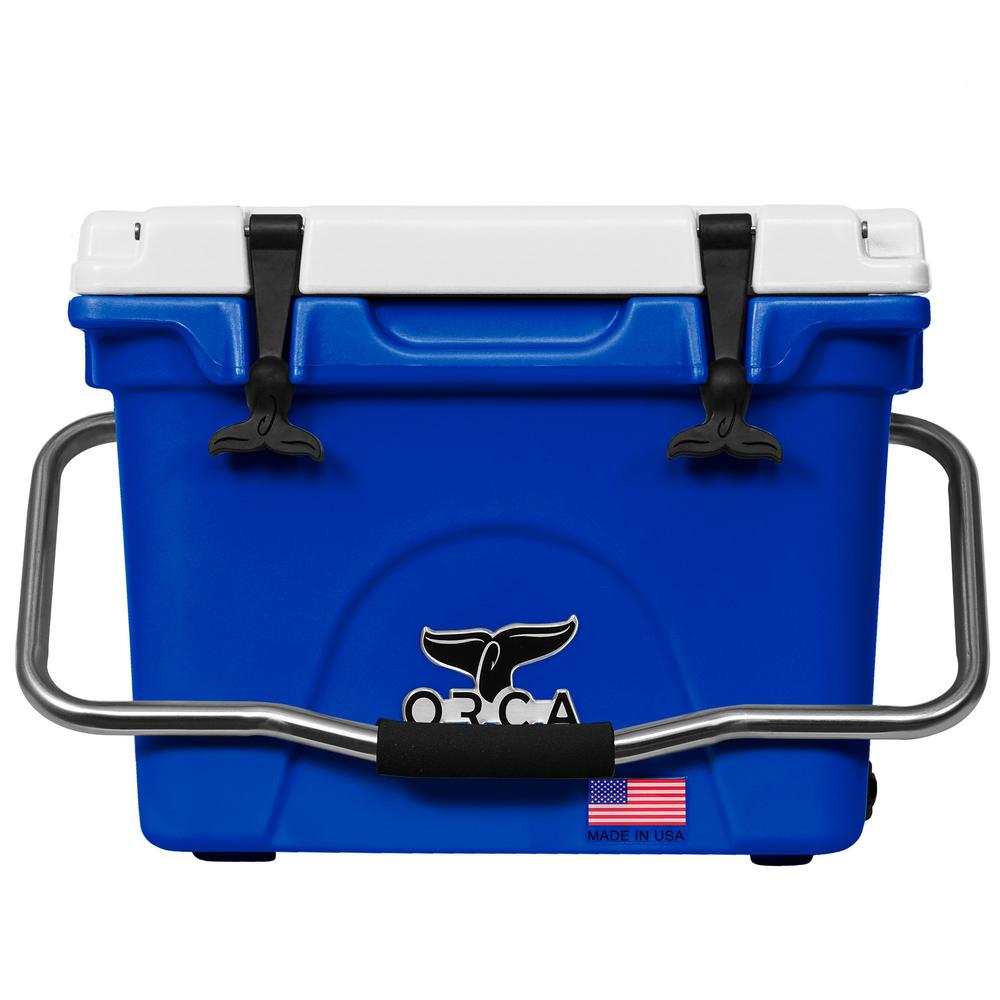 ORCA ORCA Blue/White 20 Qt. CoolerORCBL/WH020 The Home Depot