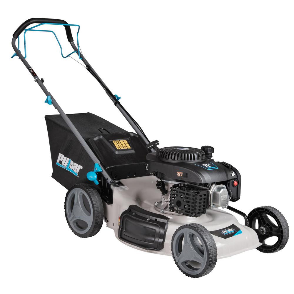 Pulsar 21 in. 200 cc Gas Recoil Start, Walk Behind Push Mower, Self