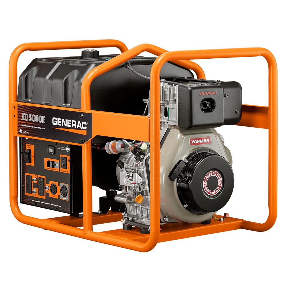 diesel powered portable generator