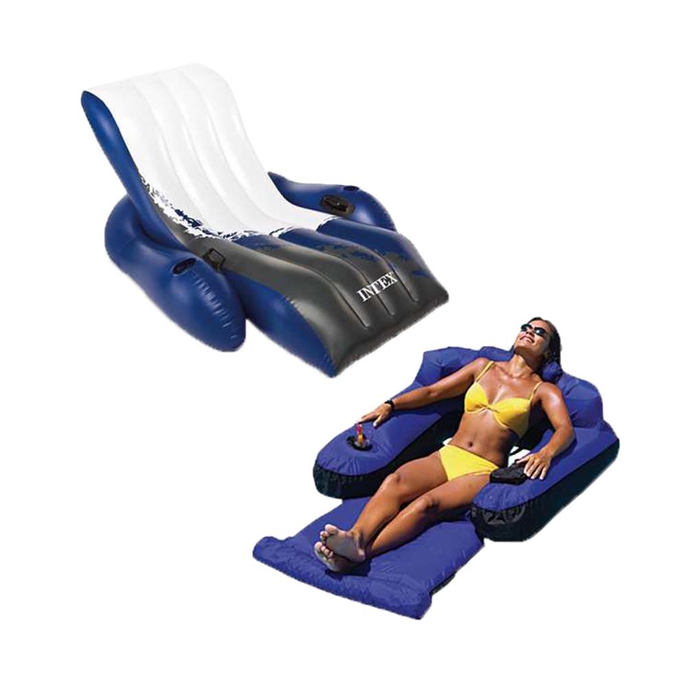inflatable pool lounge chair