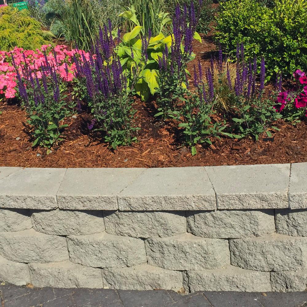 Home Depot Pewter Concrete Retaining Wall Block Wall Design Ideas