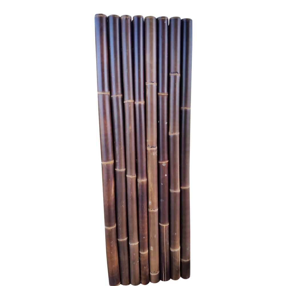 MGP 3 in. x 3 in. x 8 ft. L Black Bamboo Timber Poles-BBP-3-96 - The ...